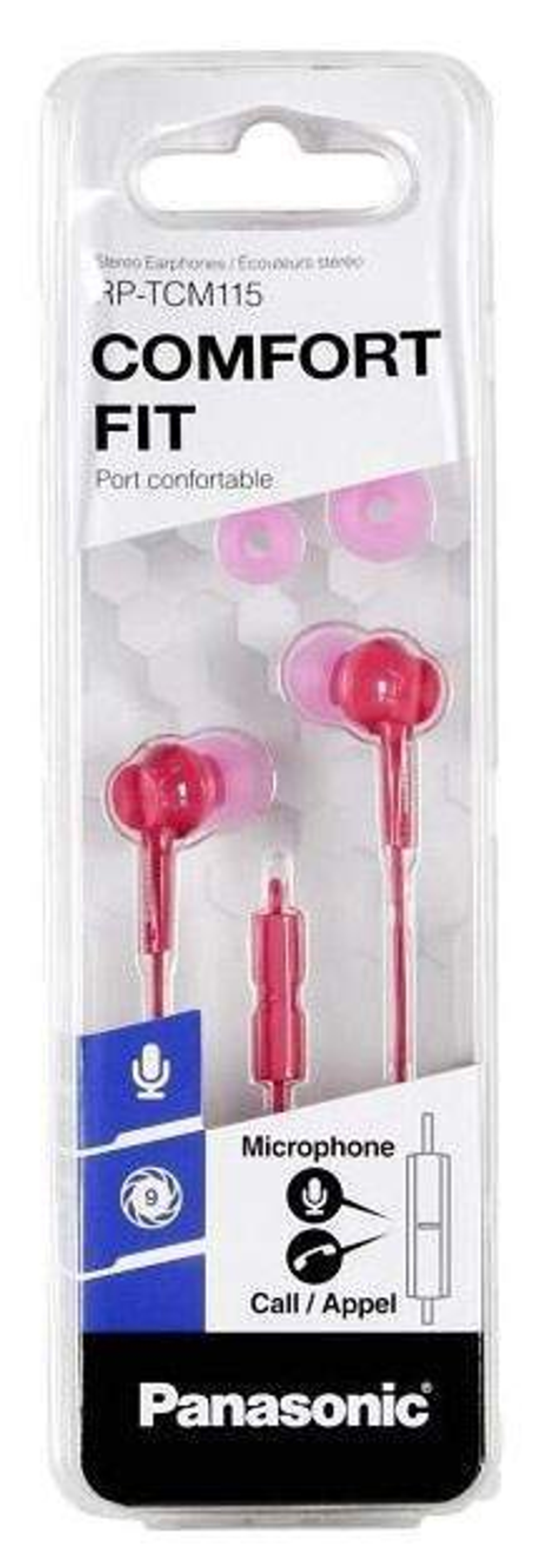 Наушники Panasonic RP-TCM115GC Pink
