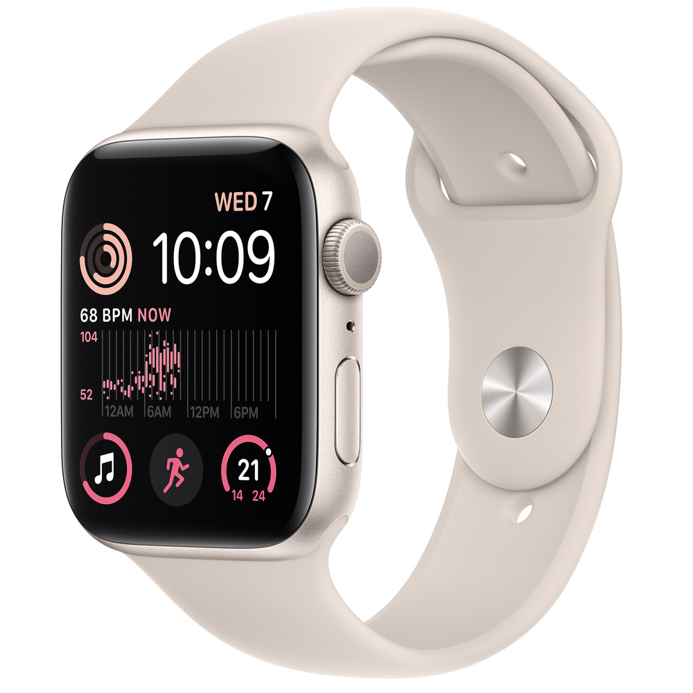 Смарт-часы Apple Watch SE 2nd 44 мм Starlight Aluminum Case Sport Band ML