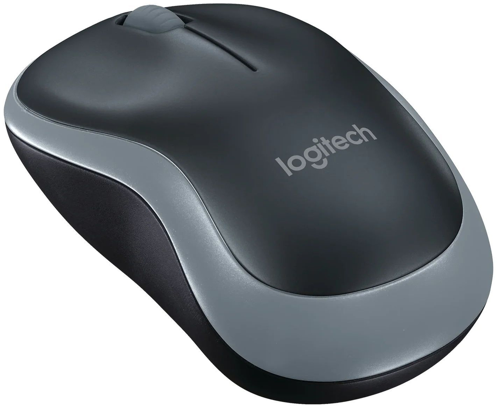Беспроводная мышь Logitech M185 Gray/Black (910-002238)