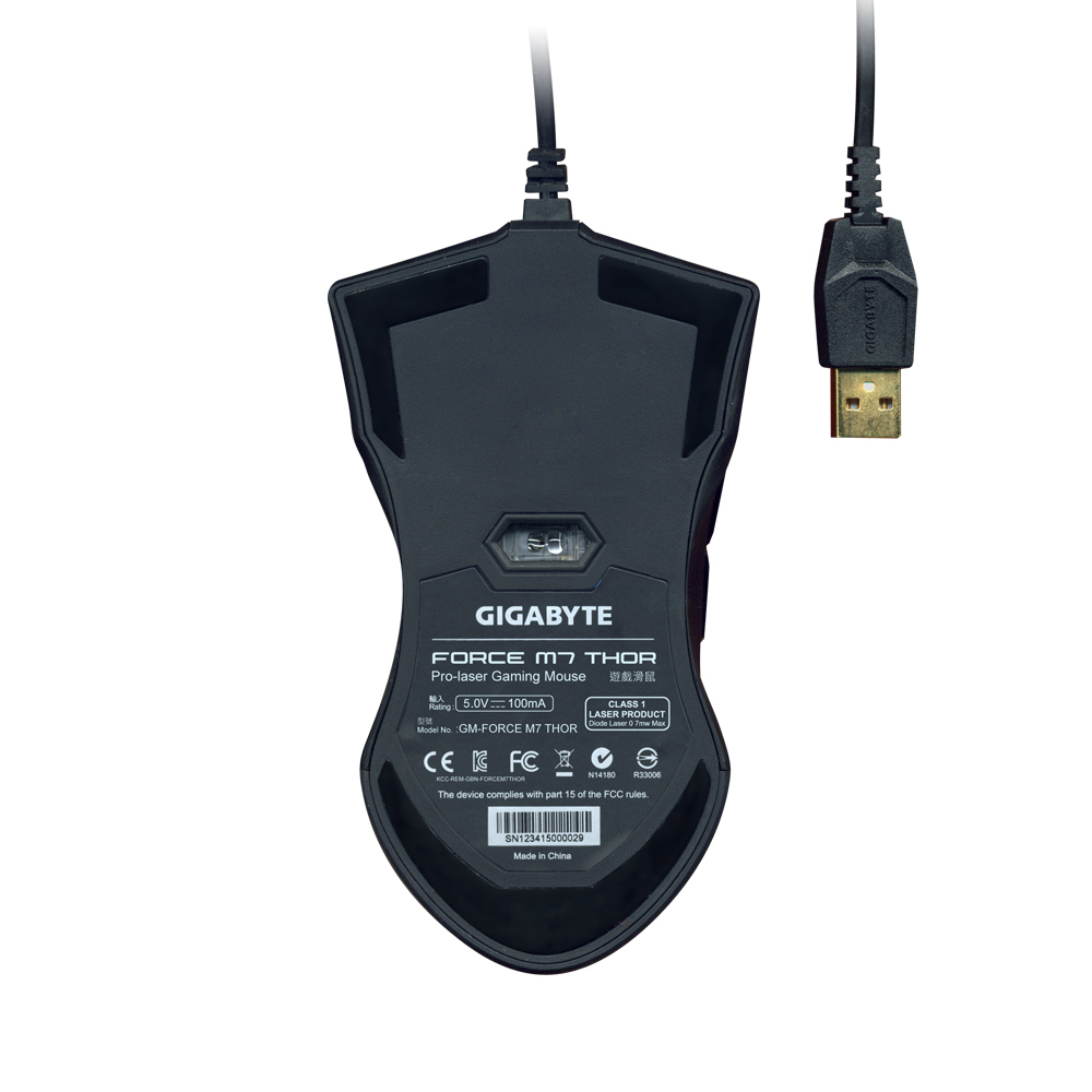 Проводная мышь Gigabyte GM-FORCE M7 THOR черный (77GIGAM7)