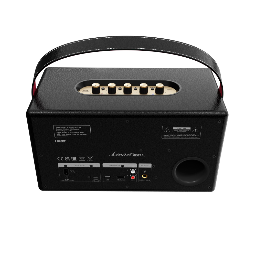 Портативная колонка Admiral Audio Mistral Black (ADPS65BLK)