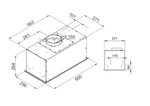 Вытяжка встраиваемая KUPPERSBERG IBOX 60 X серебристый