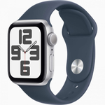 Смарт-часы Apple Watch SE2 40 mm, Silver Aluminum Case, SM, Storm Blue Sport Band