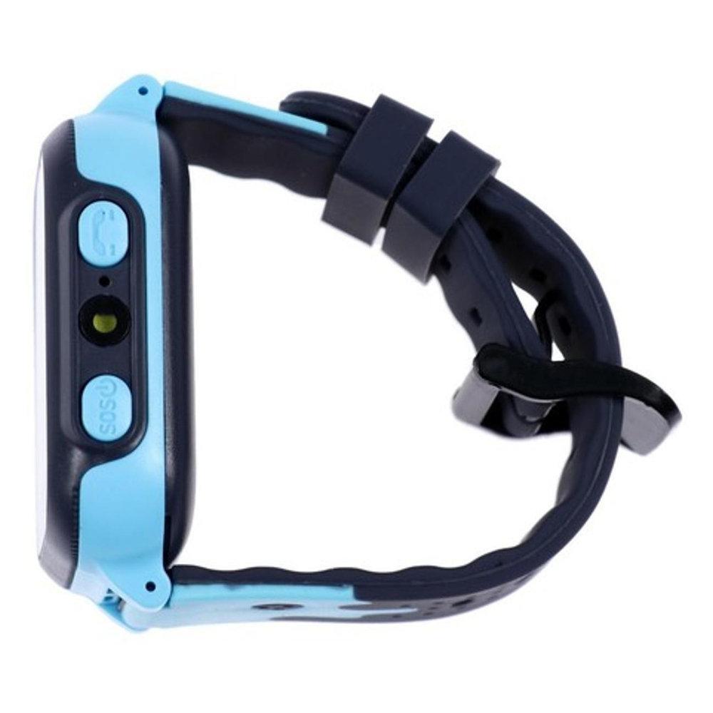 Детские смарт-часы Windigo AM-15, 1.44", 128x128, SIM, 2G, LBS, камера 0.08 Мп, голубые