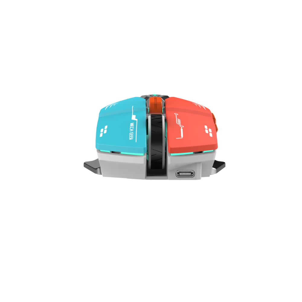 Беспроводная игровая мышь Run Energy G-551-D белый, желтый, красный, синий