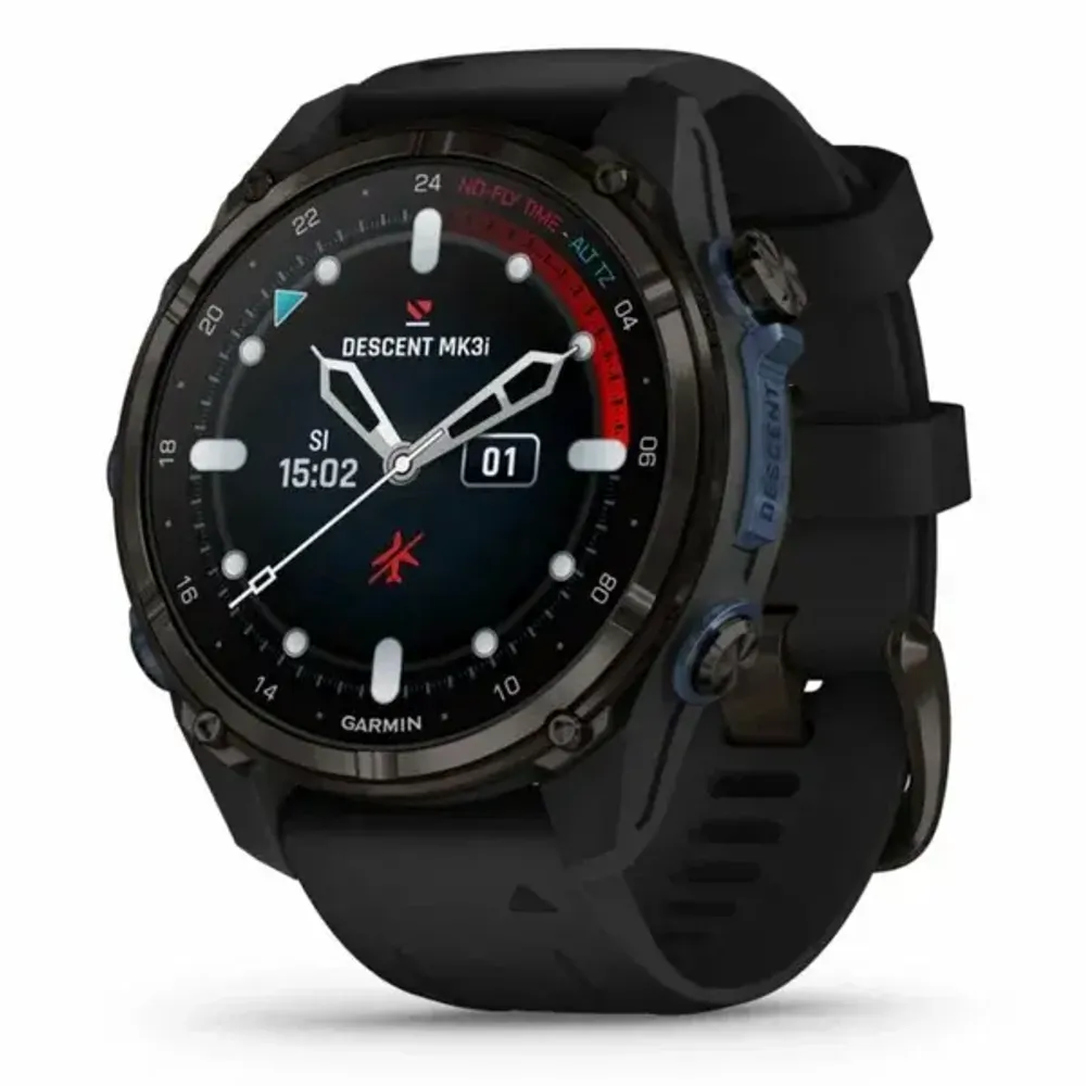 Смарт-часы Garmin Descent Mk3i Carbon Gray DLC Titanium Silicone band
