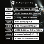 Настольный компьютер Machenike серебристый (Stars-X47KR48S8wt)