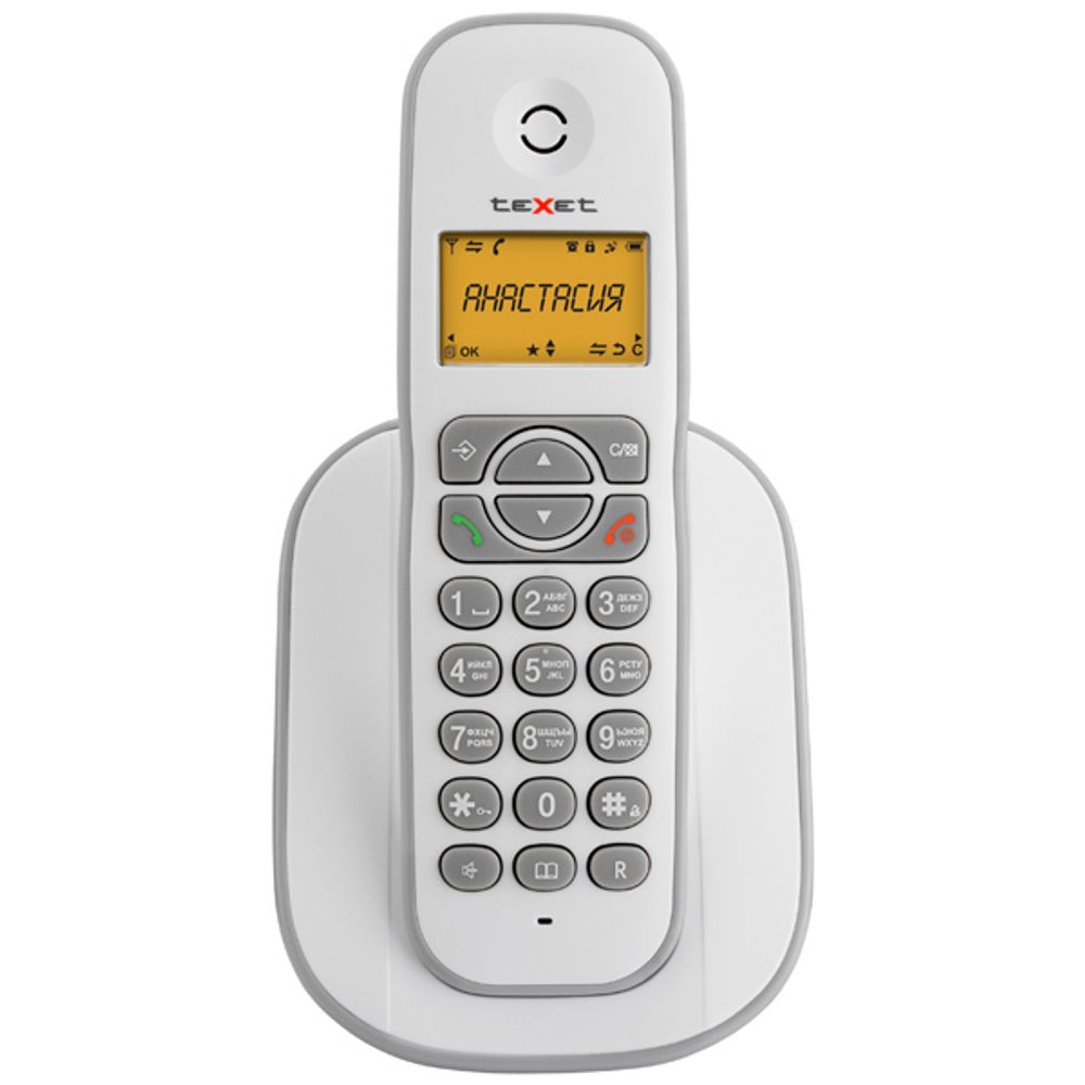 DECT телефон TeXet ТХ-D4505A серый