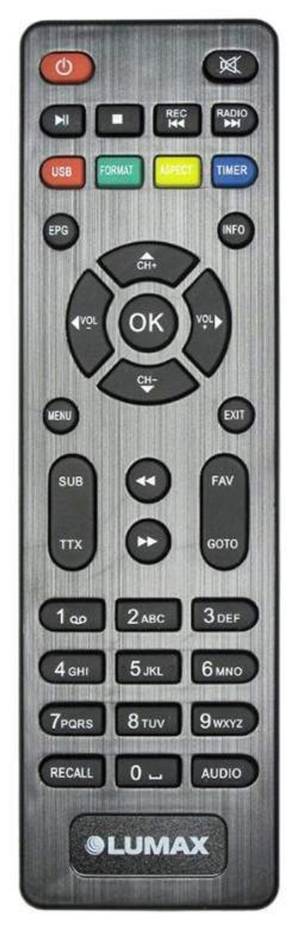 DVB-T2 приставка Lumax DV-3201HD Black