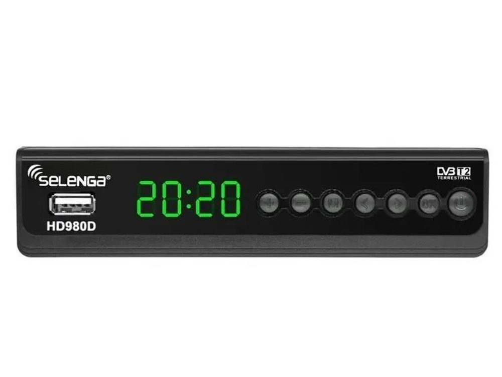 DVB-T2 приставка Selenga HD980D