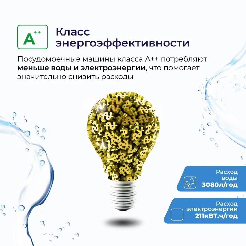 Встраиваемая посудомоечная машина DELVENTO VWB4700