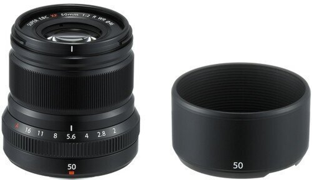 Объектив Fujinon XF 50mm f/2 R WR черный