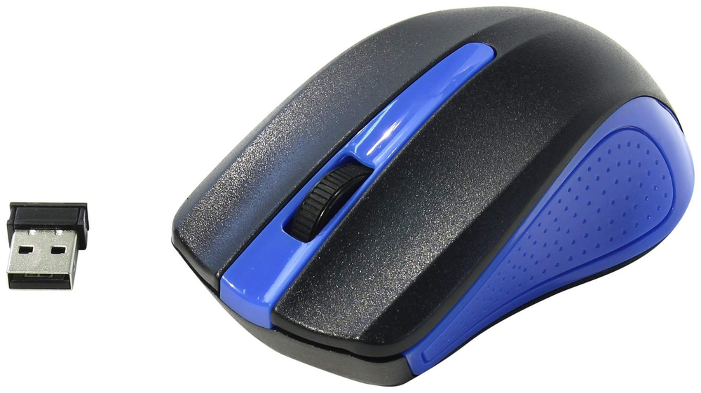Беспроводная мышь OKLICK 485MW Blue/Black