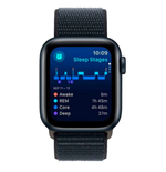 Смарт-часы Apple Watch SE 44 мм 2023 тёмная ночь, M/L спортивный ремешок