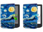 Электронная книга PocketBook 634 Verse Pro Azure с чехлом ReaderONE Van Gogh