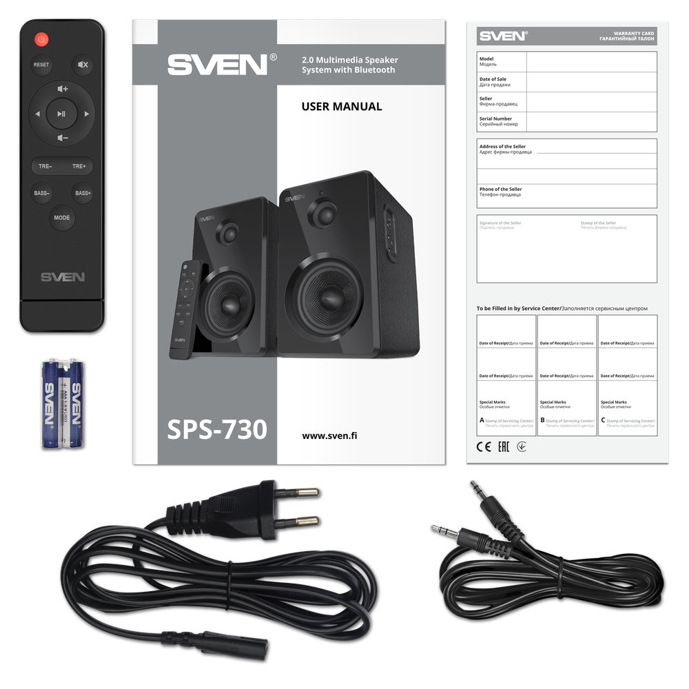 Компьютерные колонки SVEN SPS-730 Black