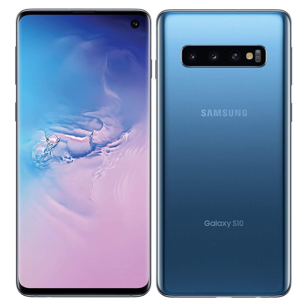 Смартфон Samsung Galaxy S10 (поддержка 2 SIM-карт) 8/128 GB синий