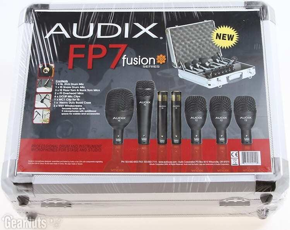 Комплект микрофонов Audix FP7 7pc Fusion Drum Mic Package