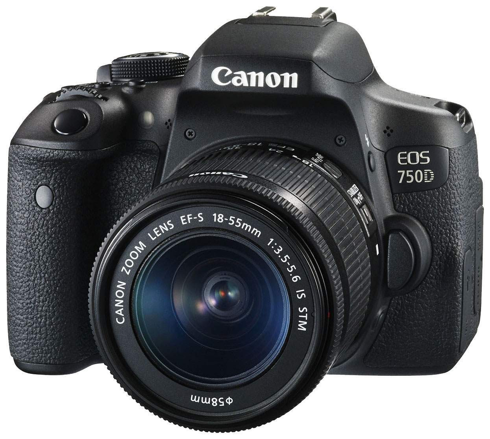 Фотоаппарат зеркальный Canon EOS 750D 18-55mm IS STM Black