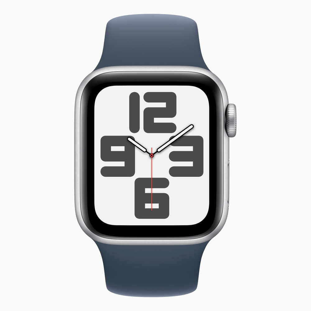 Смарт-часы Apple Watch SE 2023 40 мм, Sport band, размер M/L, серебристые, 1994953