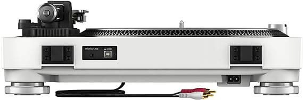 Проигрыватель с прямым приводом Pioneer PLX500W белого цвета