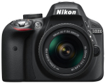 Фотоаппарат зеркальный Nikon D3300 18-55mm VR AF-P Black