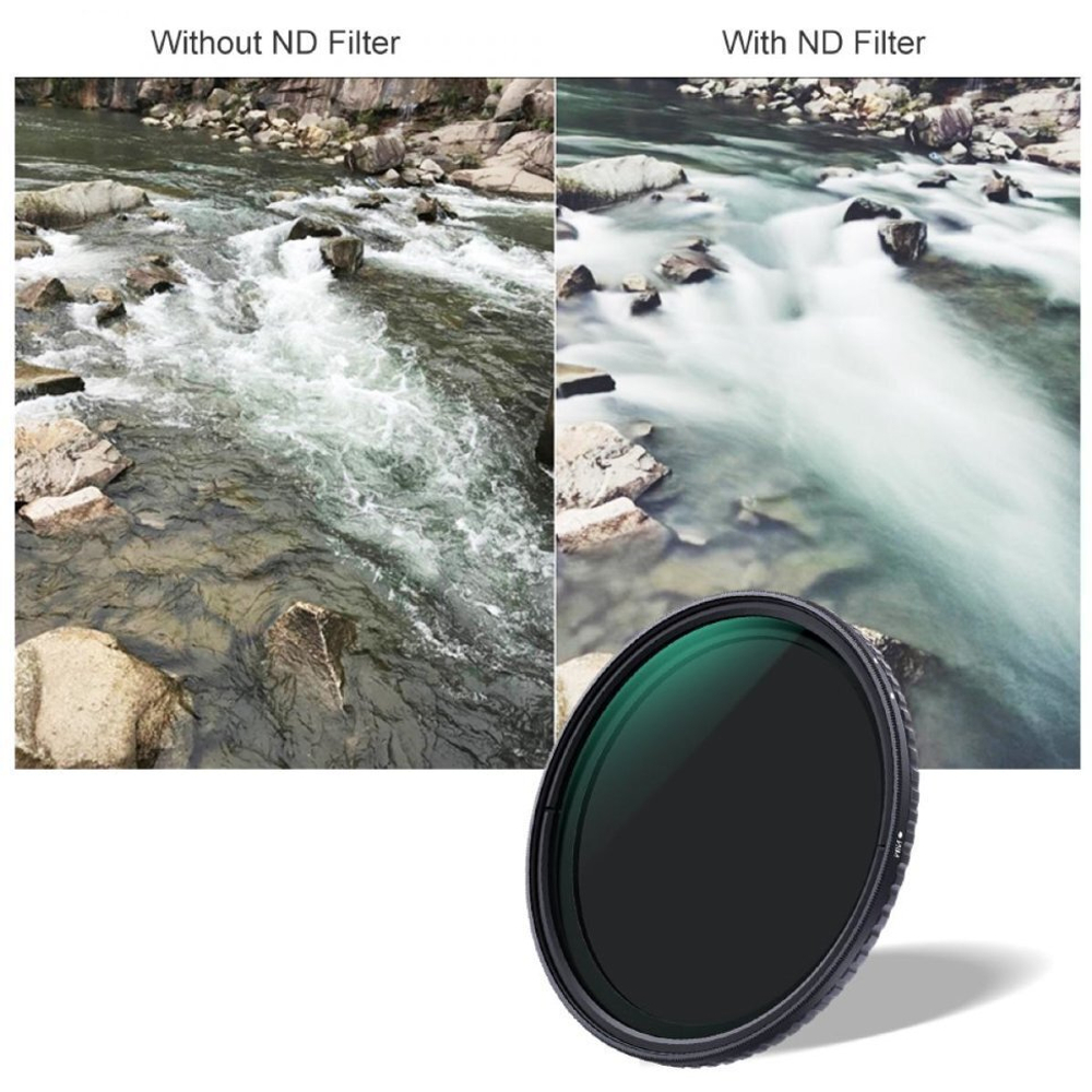 Светофильтр K&F Concept Nano-X ND2-32+CPL 62мм