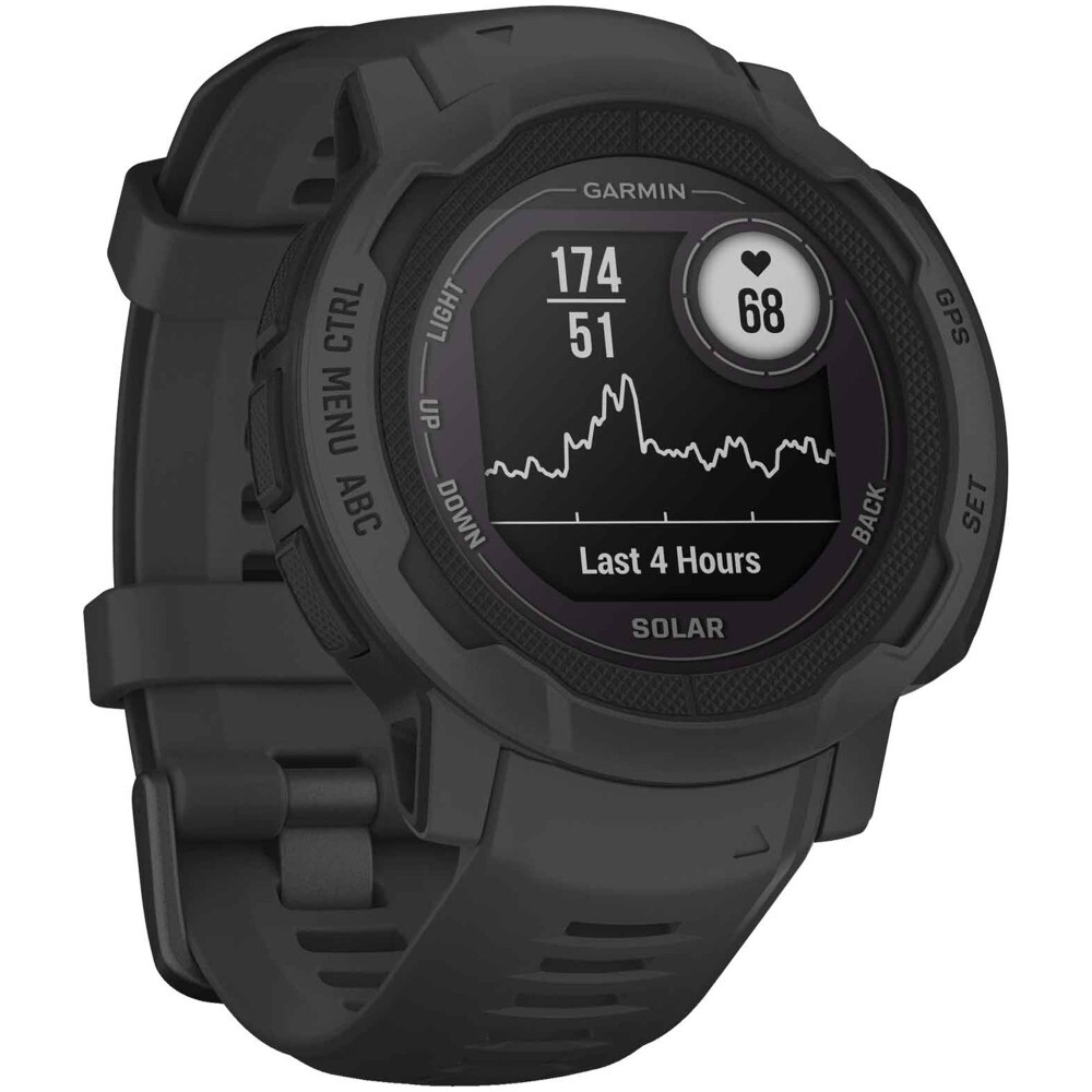 Умные часы Garmin Instinct 2 Solar, 0.9&quot;, Bluetooth, графит