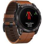 Смарт-часы Garmin Epix Pro Gen 2 черный/коричневый (154534)