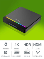 Смарт-приставка Harper ABX-460 4/64 GB Black