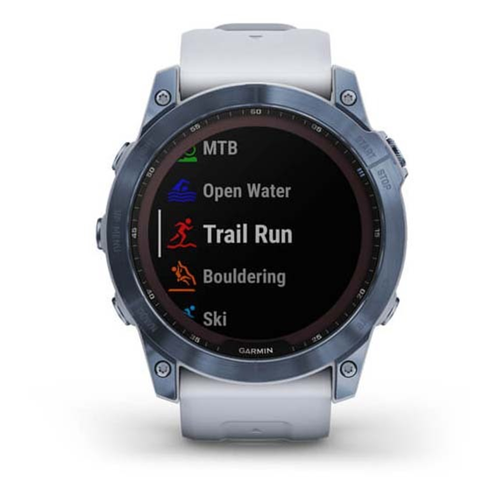 Умные часы Garmin Fenix 7X Sapphire Solar, голубой