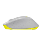 Беспроводная мышь Logitech M330 Silent Plus белый, желтый (910-004926)