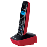 DECT телефон Panasonic KX-TG1611RUR черный, красный