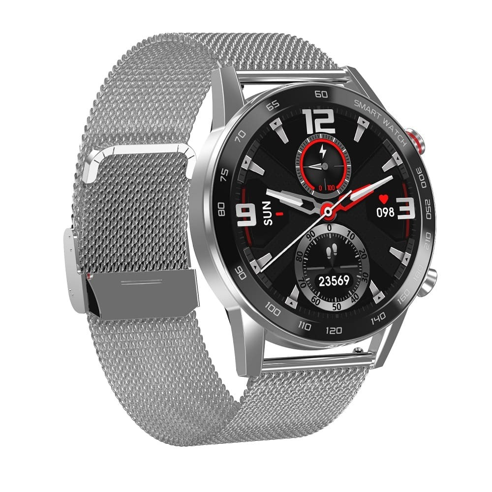 Смарт-часы Smart Watch M18plus GARSline черные (ремешок серый)