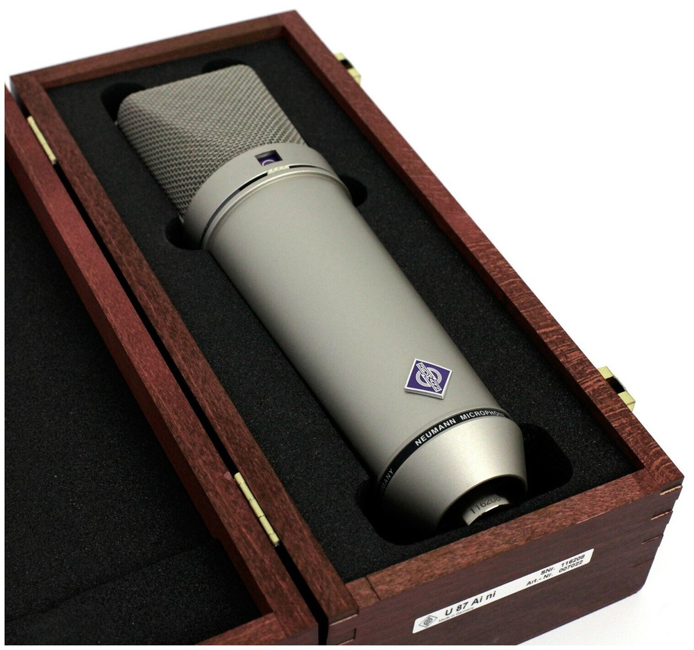 Конденсаторный микрофон Neumann U 87 Ai Large Diaphragm Multipattern Condenser Microphone