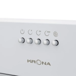 Вытяжка встраиваемая Krona ADEL 600 WHITE PB