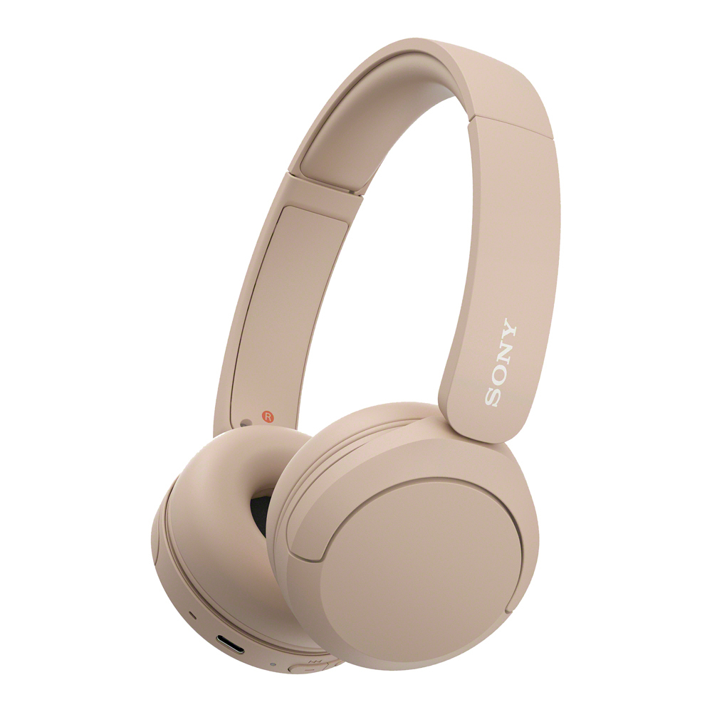 Наушники Sony WH-CH520 беспроводные, бежевые