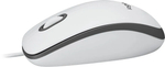 Мышь компьютерная Logitech M100 проводная оптическая светодиодная USB бел 910-006764