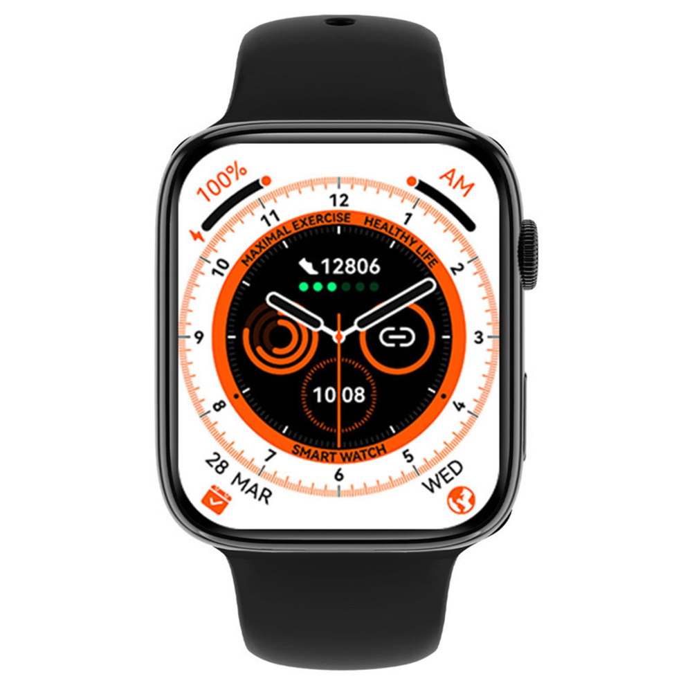 Смарт часы Smart watch x7 plus с полным экраном черные
