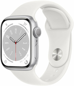 Умные часы Apple Watch Series 8 GPS 41mm Silver Aluminum Case/White Sport Band