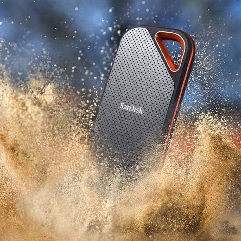 Внешний SSD диск SanDisk Extreme Pro Portable 2000 МБ/с USB 3.2 V2 1ТБ (SDSSDE81-1T00-G25)