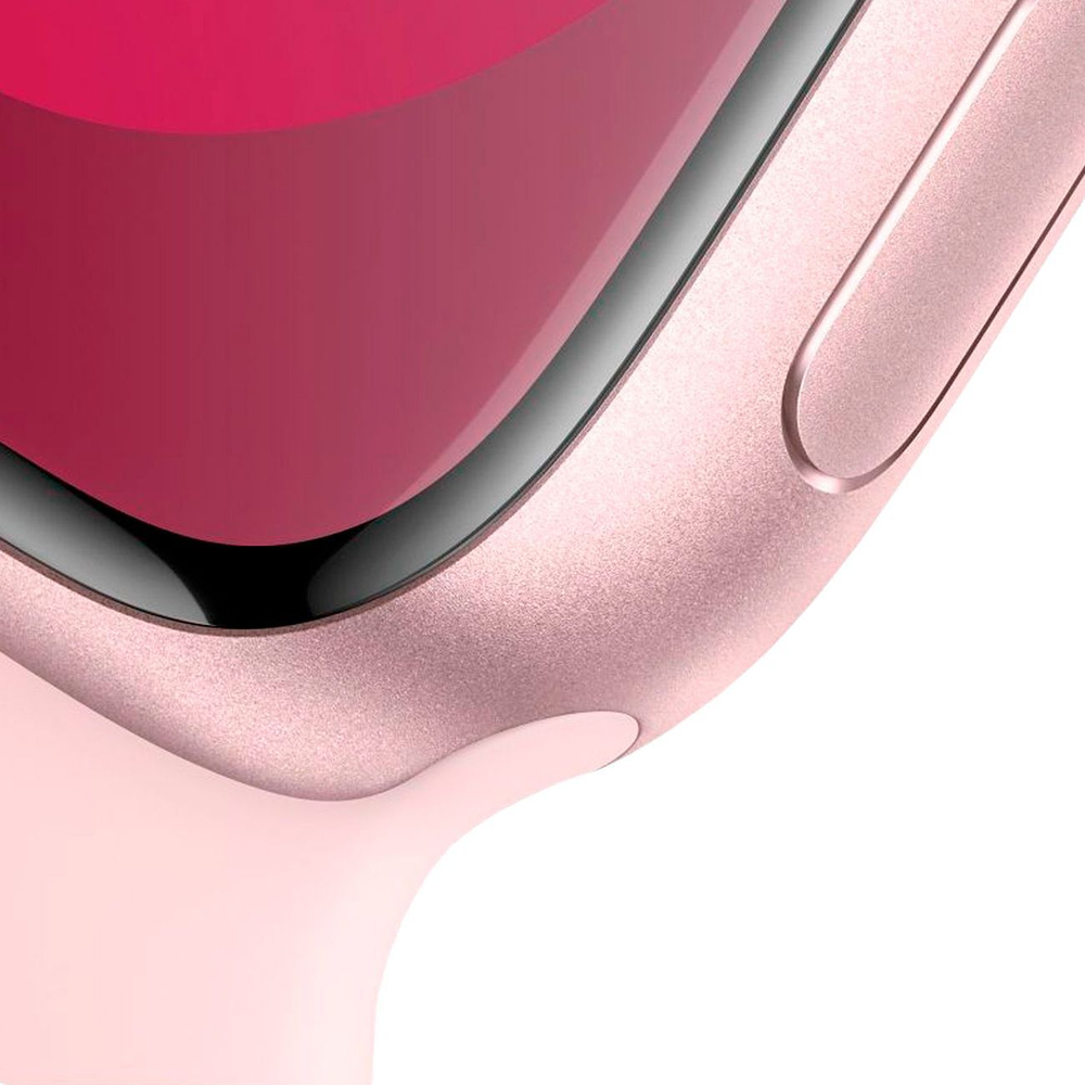 Смарт-часы Apple Watch S9 GPS 45mm Pink Aluminium Case with Light Pink Sport Band M/L