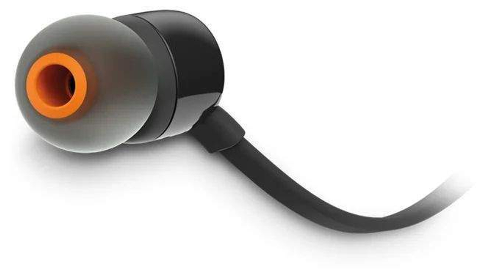 Проводные наушники JBL T110 Black (JBLT110BLK) Black