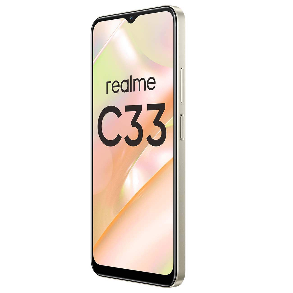 Смартфон Realme C33 4/128GB Sandy Gold (RMX3624)