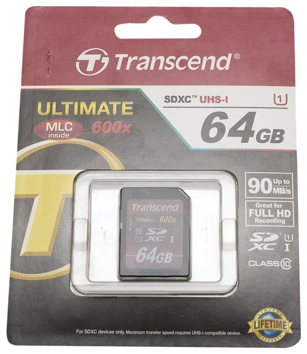 Карта памяти Transcend SDXC Ultimate TS64GSDXC10U1 64GB