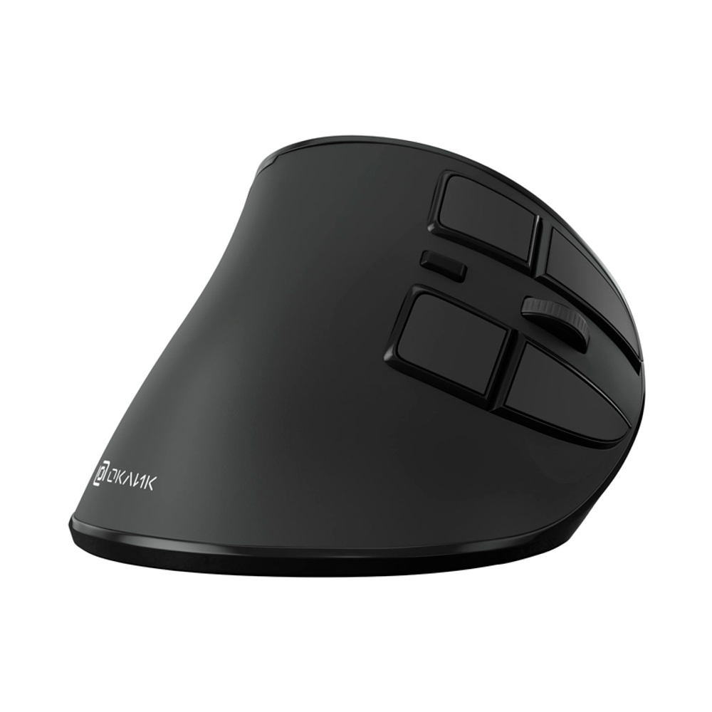 Беспроводная вертикальная мышь OKLICK 990MW Black