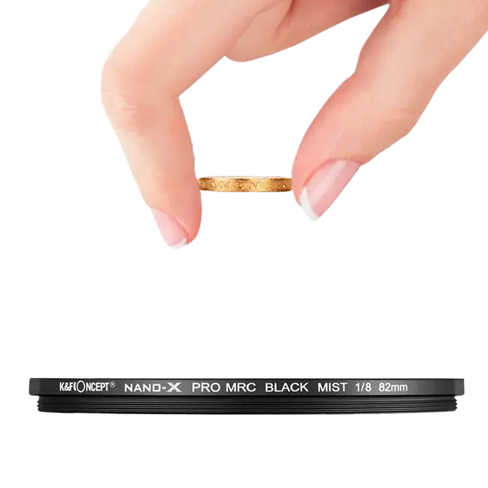 Светофильтр K&F Concept Nano-X Black Diffusion 1/8 77мм KF01.1492