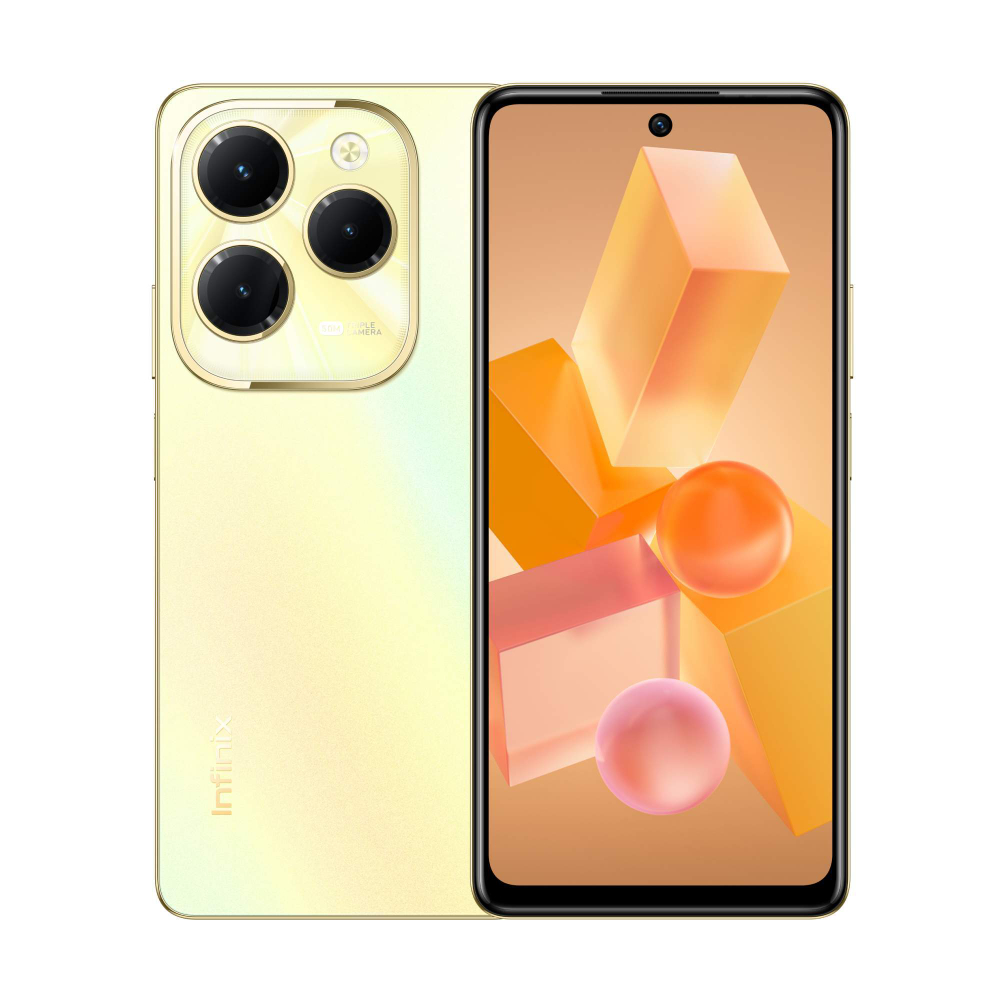 Смартфон Infinix Hot 40i X6528B 256Gb 8Gb золотистый