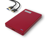 Внешний жесткий диск TLC Slim Portable, Портативный HDD 2,5" 320 Gb USB 3.0, Красный