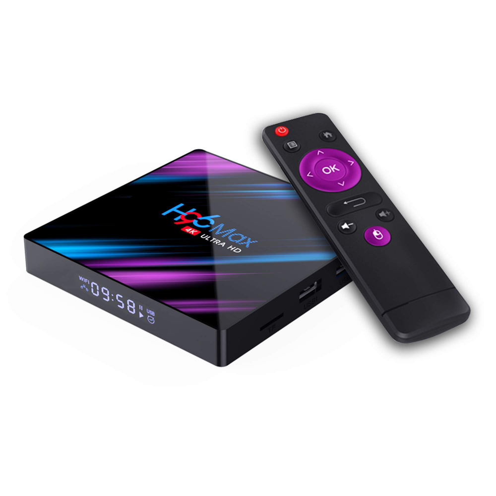 Смарт ТВ приставка DGMedia H96 Max, Андроид медиаплеер 4/32 Gb, RK3318